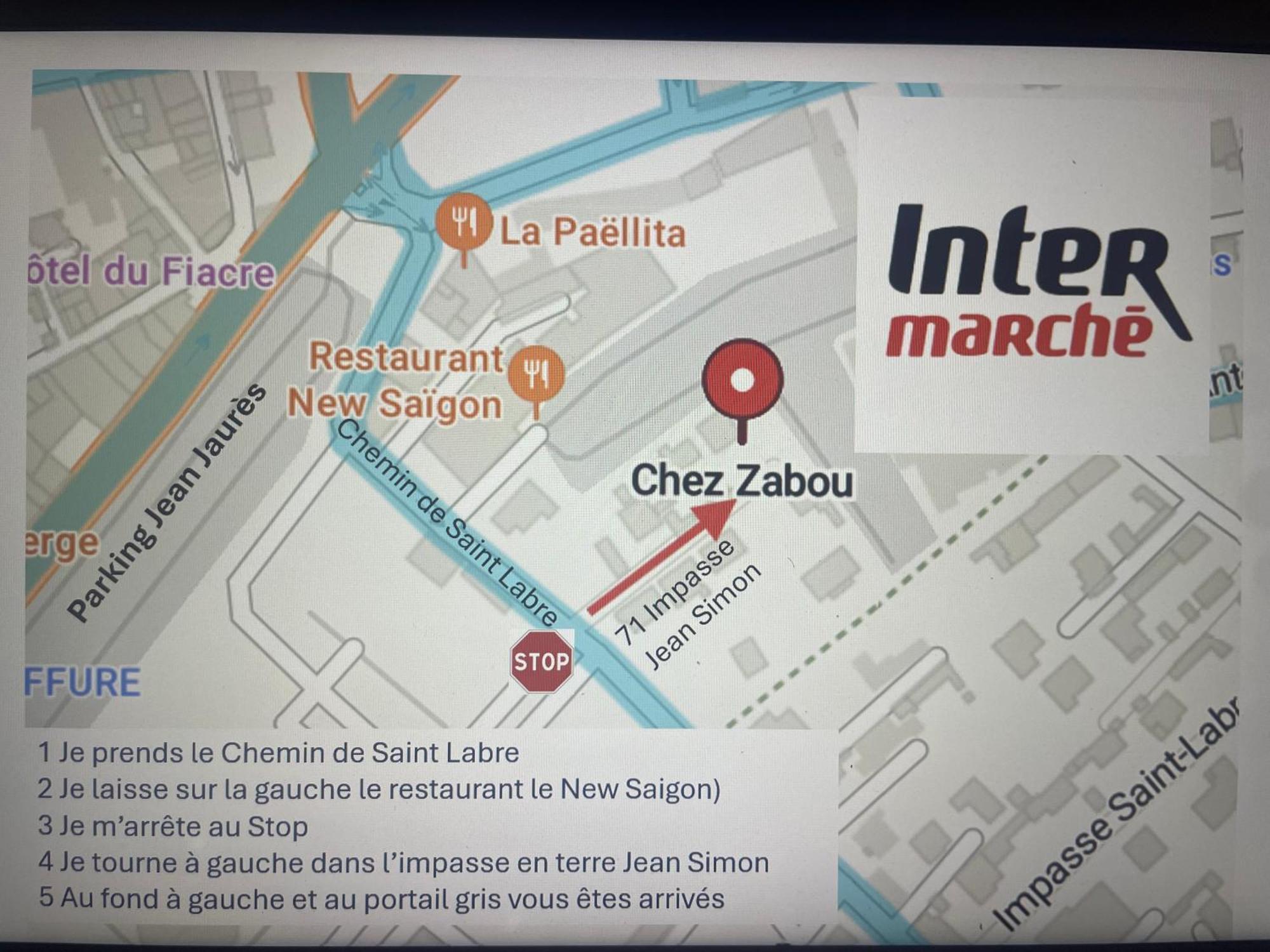 "Chambre" Chez Zabou Carpentras Luaran gambar